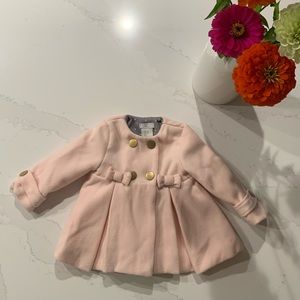 Baby Girl Pink Peacoat